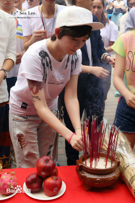 最全刘忻(Moraynia（中文音译：莫莱妮亚）)在2015.5.28《热舞之灵》开机发布会中的壁纸