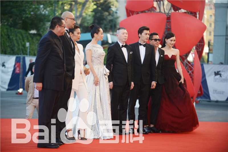 尚语贤威尼斯红毯生活照