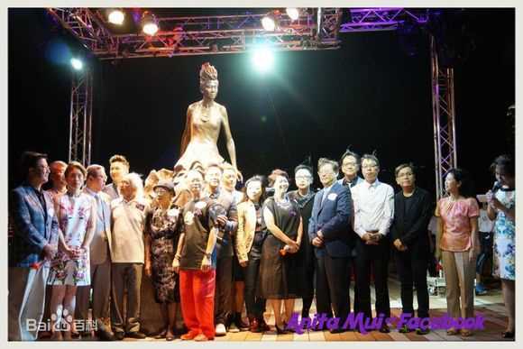 梅艳芳(Anita Mui，アニタ ·ムイ)铜像素颜照相册