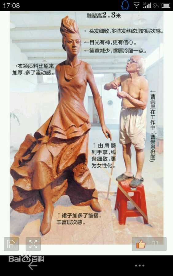 梅艳芳(Anita Mui，アニタ ·ムイ)铜像素颜照相册