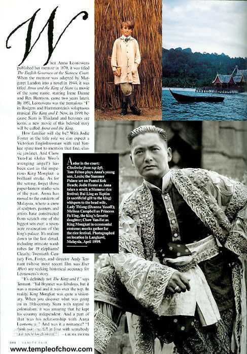 周润发(Chow Yun Fat)国外杂志