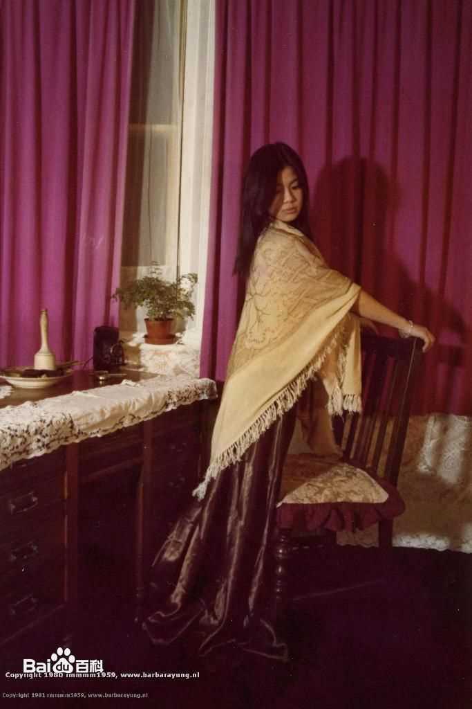 翁美玲(Barbara Yung)大学就读纺织设计专业获文学士学位素颜照壁纸