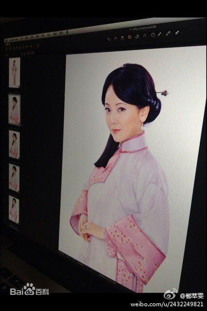 邓萃雯(Sheren Tang)在《风雷急》造型中的