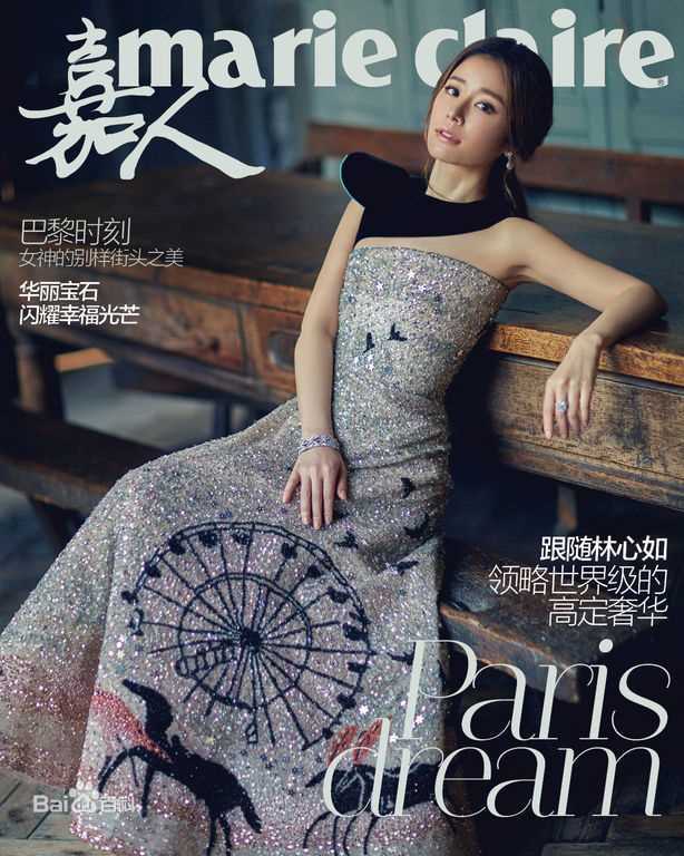 林心如(Ruby Lin)marie claire前后照片