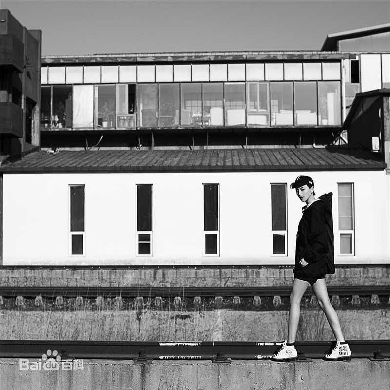 王鹤润(Rain)复古街拍前后照片