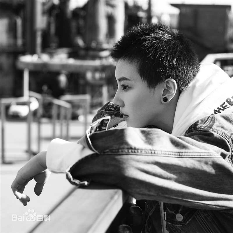 王鹤润(Rain)复古街拍前后照片