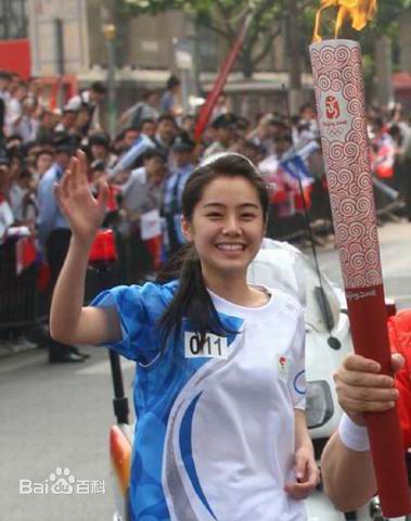 孟丽(Meng Li)奥运火炬护跑手图册