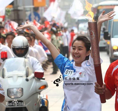 孟丽(Meng Li)奥运火炬护跑手图册