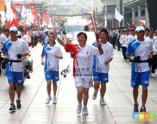 孟丽(Meng Li)奥运火炬护跑手图册