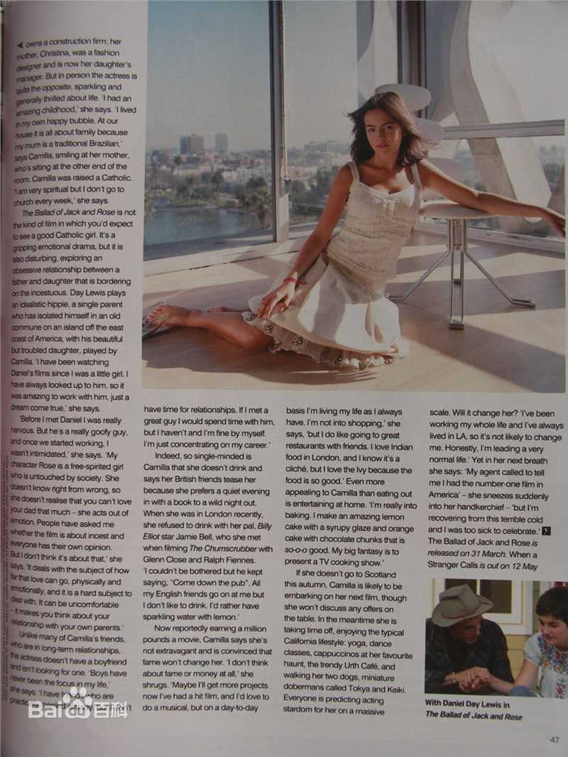 精选卡米拉·贝勒(Camilla Belle)精彩图册2