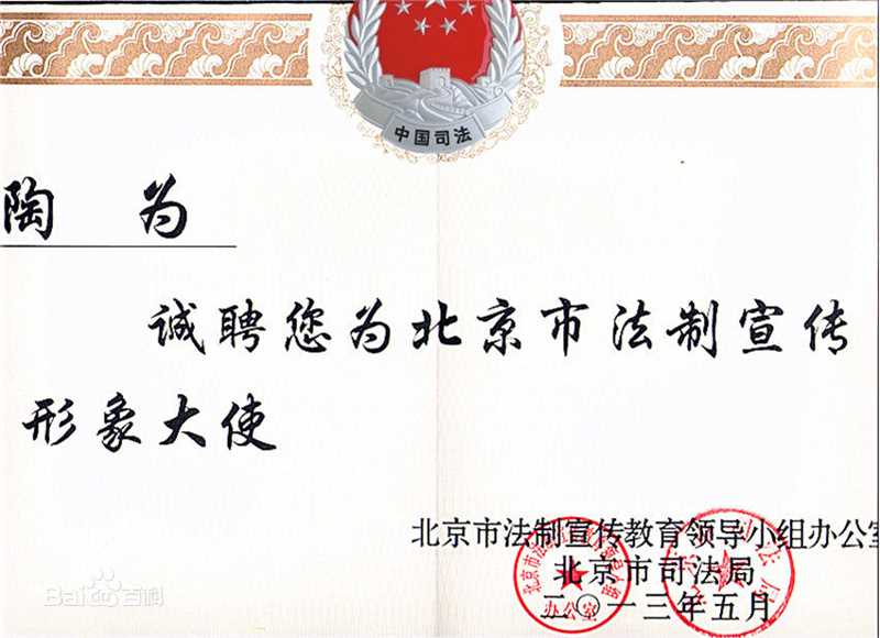 陶为(TAOWEI)-政府机构聘任状壁纸壁纸