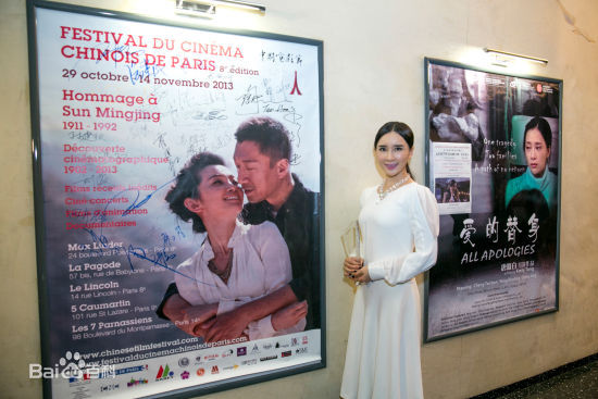 杨舒婷盛装出席巴黎电影节图册