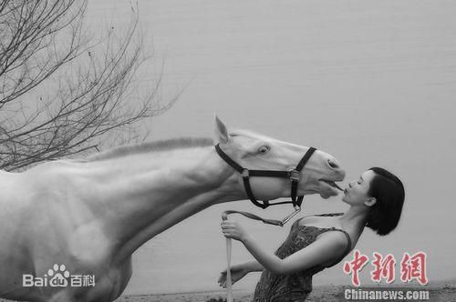 杨舒婷御马前后照片