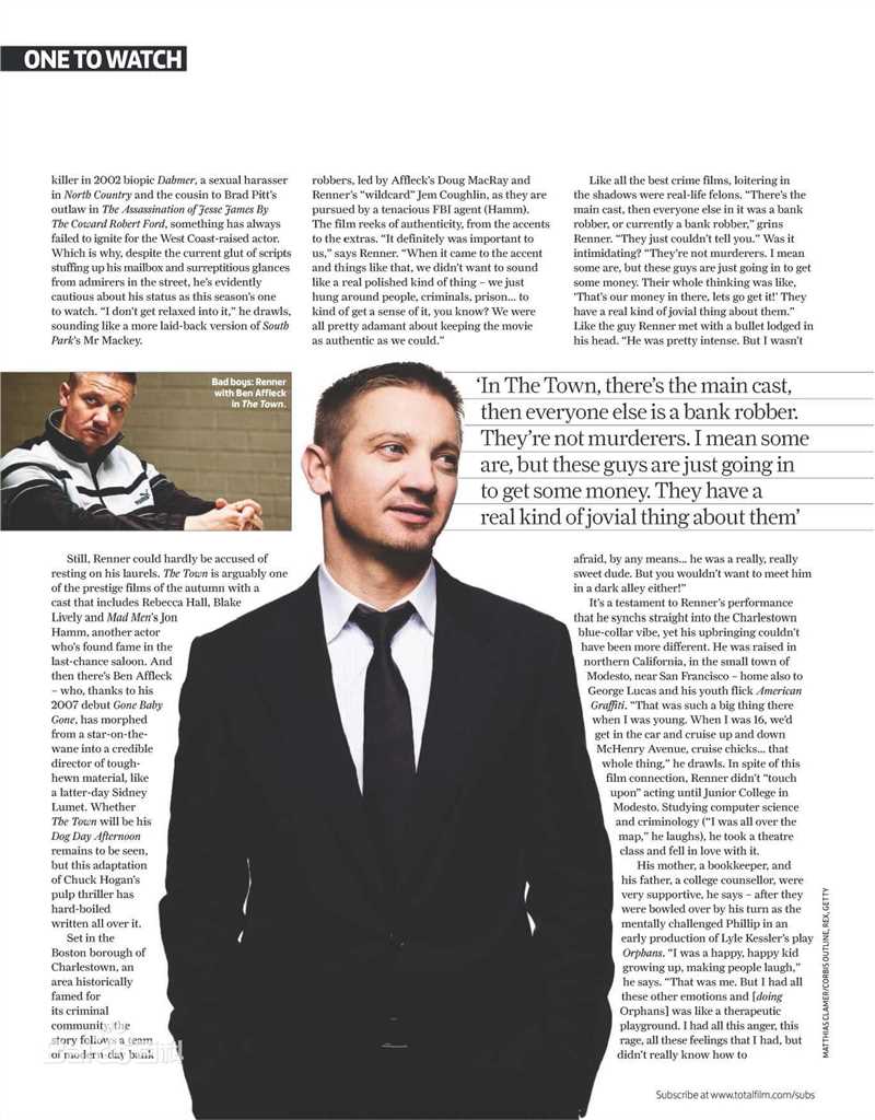 最优质杰瑞米·雷纳(Jeremy Renner)精彩图册