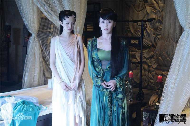 高清谢楠(Iola)在《画壁》饰演翠竹中的图集