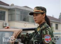 侯梦莎候梦莎军装图片图集