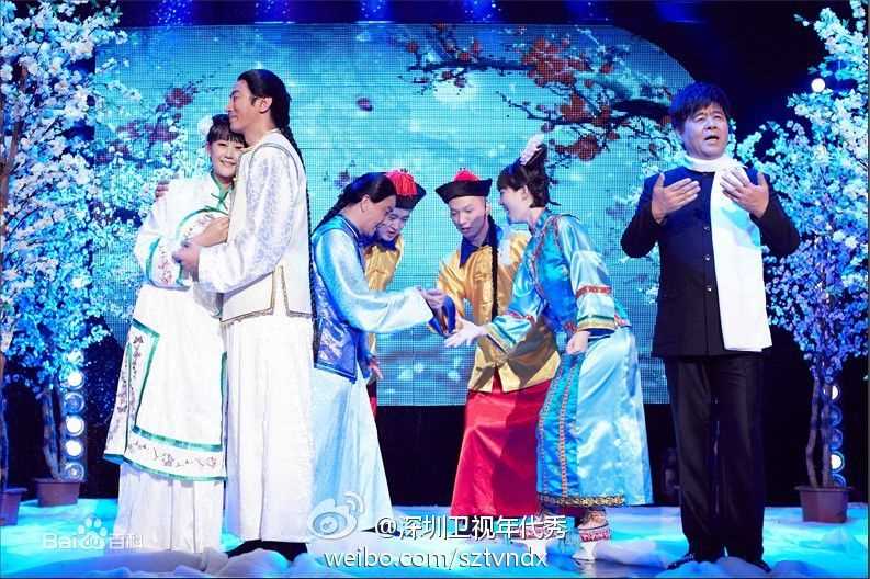 李楠在录制《年代秀》中的