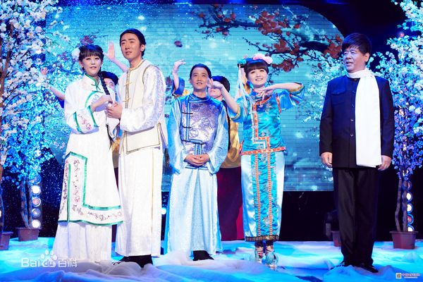 李楠在录制《年代秀》中的