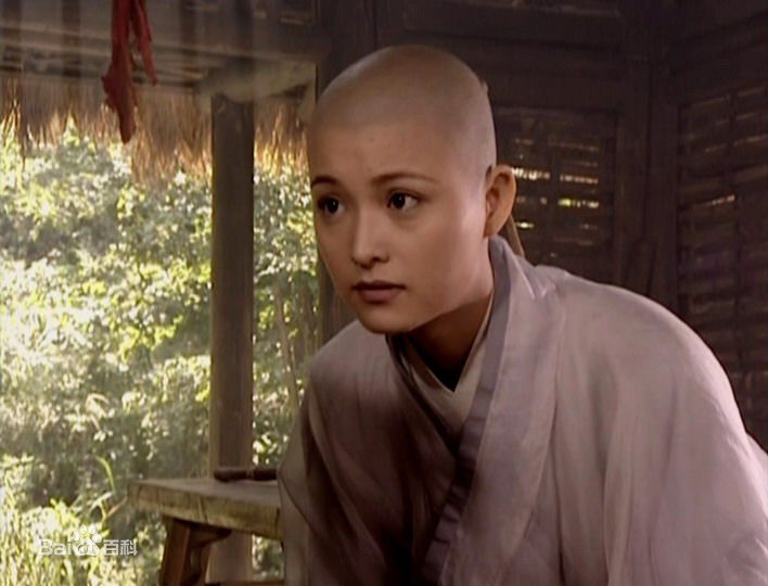 陈丽峰饰演的仪琳前后照片