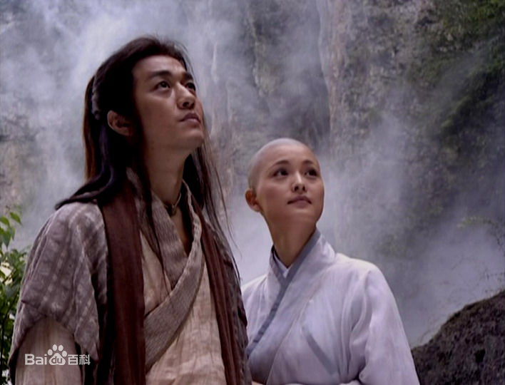 陈丽峰饰演的仪琳前后照片