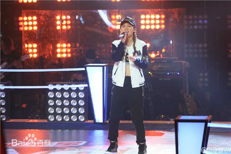 高清陈梓童(Tifa Chen、A.K.A Queen.T)在参加《中国好声音第四季》图集中的图册