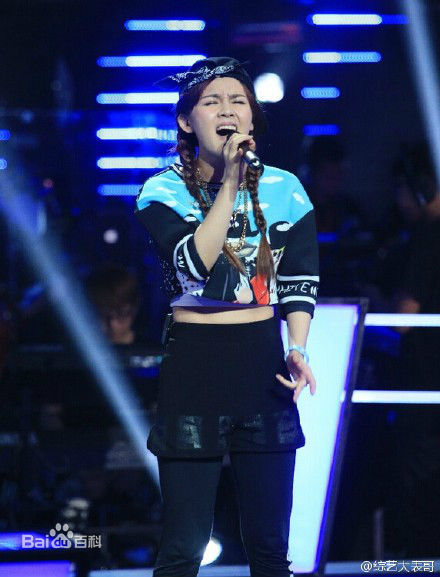 高清陈梓童(Tifa Chen、A.K.A Queen.T)在参加《中国好声音第四季》图集中的图册