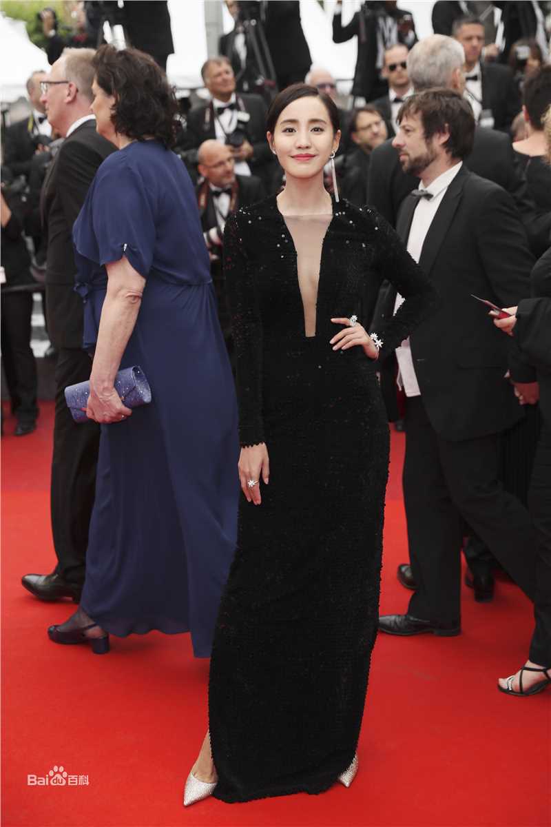 王智(WangZhi)亮相第69届戛纳国际电影节前后照片
