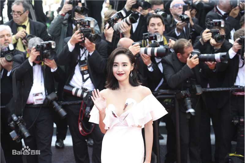 王智(WangZhi)亮相第69届戛纳国际电影节前后照片