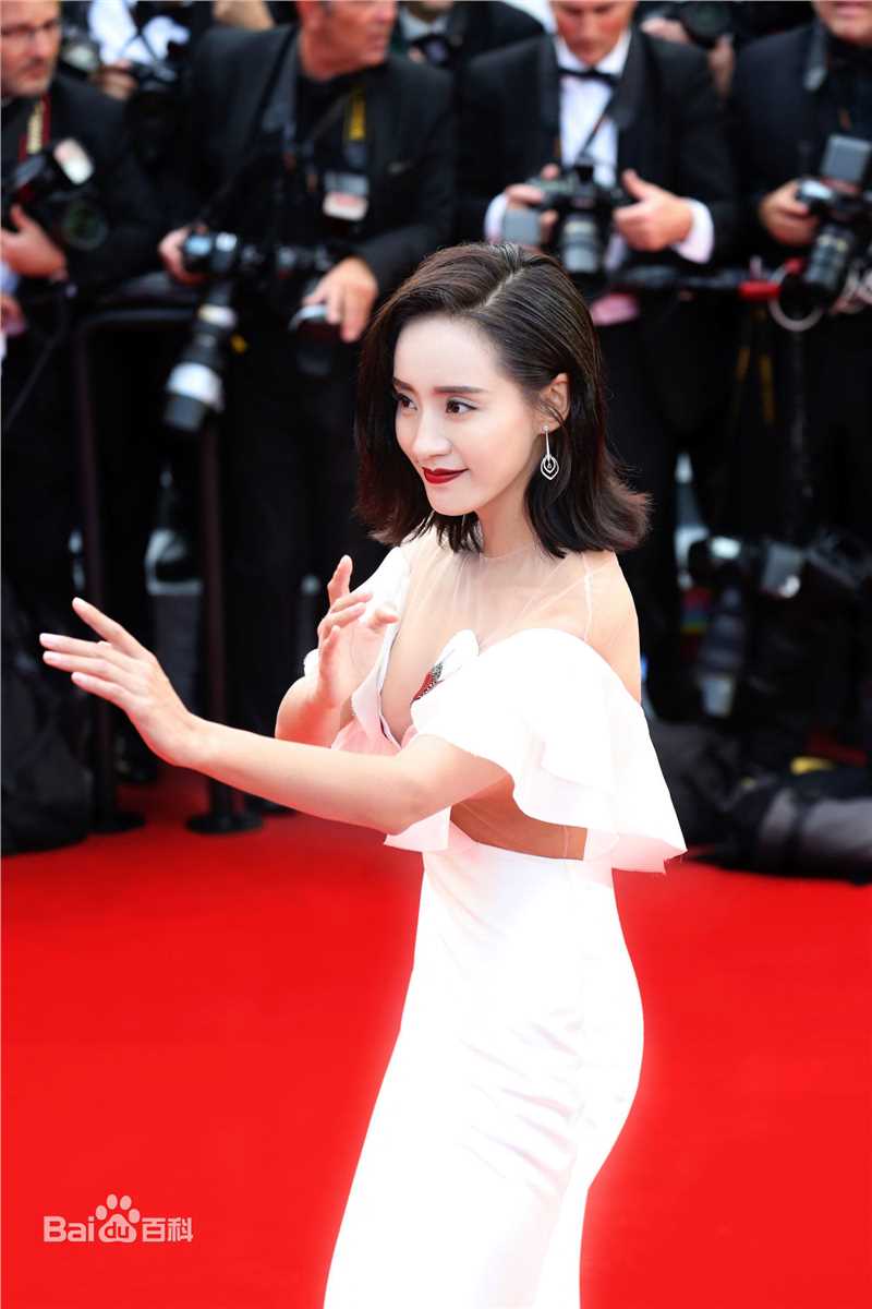 王智(WangZhi)亮相第69届戛纳国际电影节前后照片