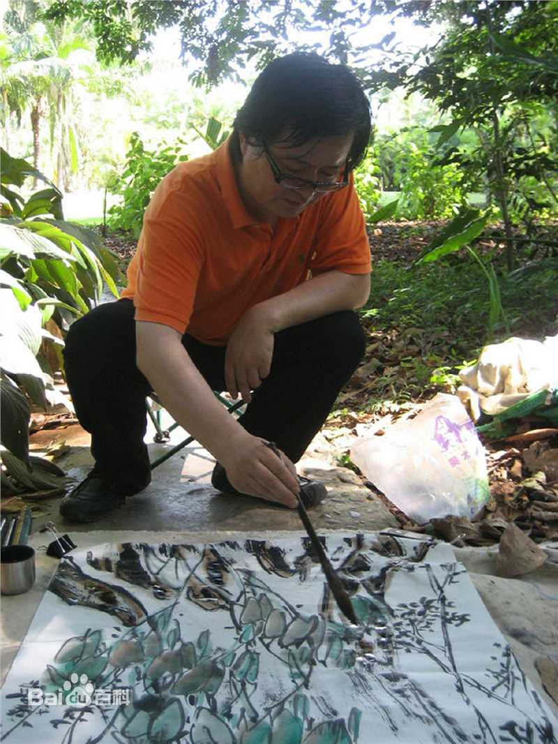 赵治平艺术生活照素颜照壁纸