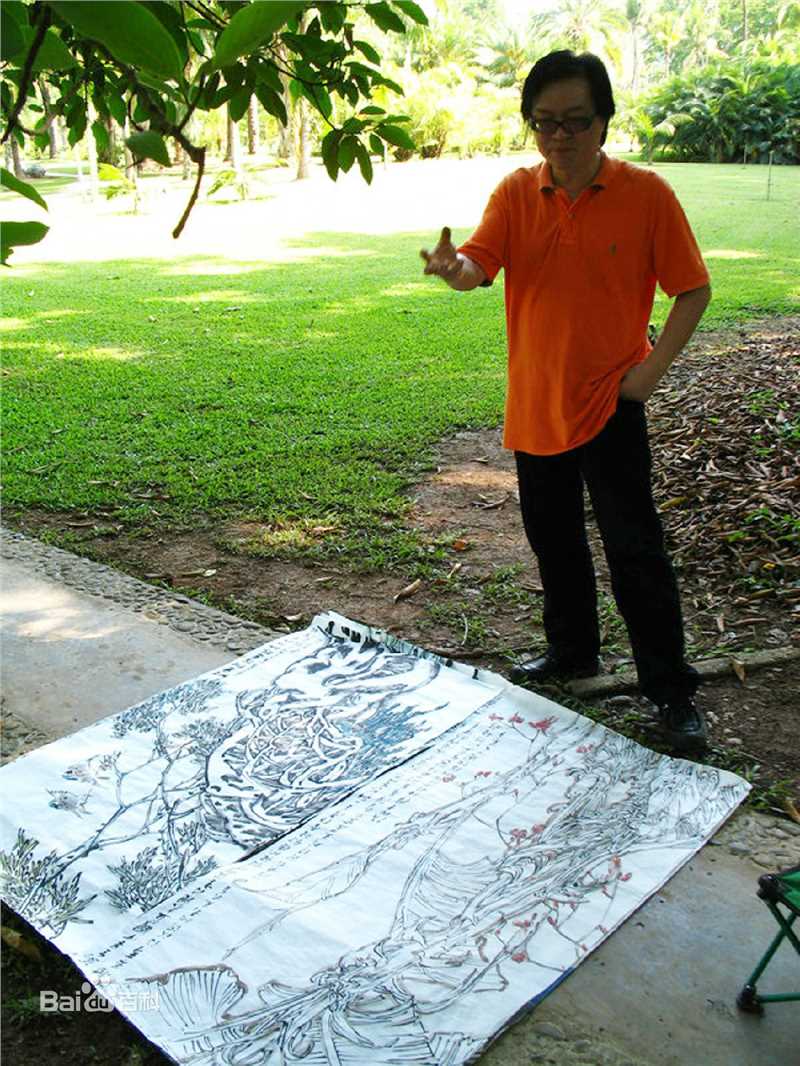 赵治平艺术生活照素颜照壁纸