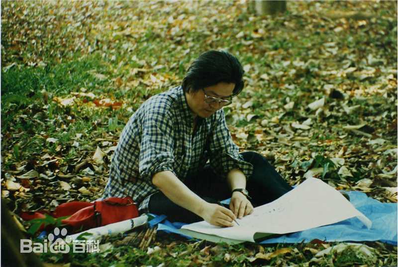 赵治平艺术生活照素颜照壁纸