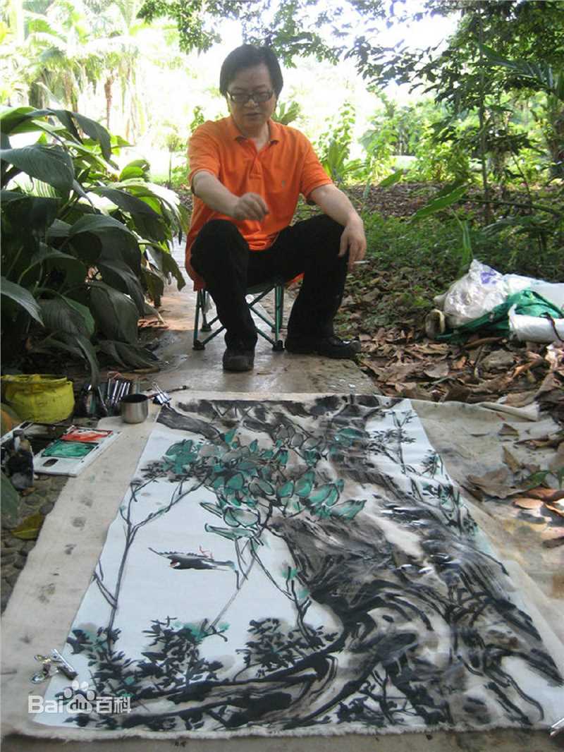 赵治平艺术生活照素颜照壁纸