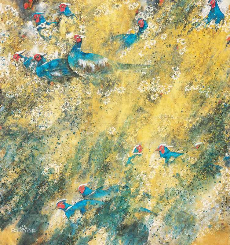 赵治平花鸟作品二生活照