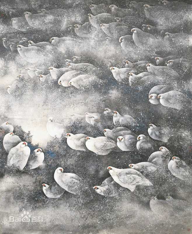 赵治平花鸟作品二生活照