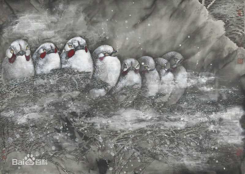 赵治平花鸟作品二生活照