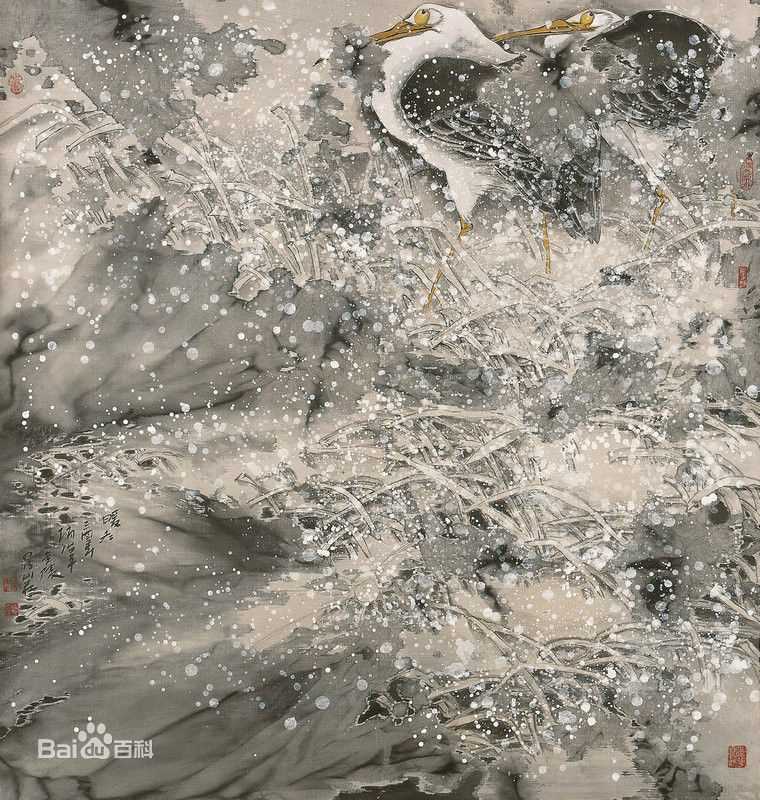 赵治平花鸟作品二生活照