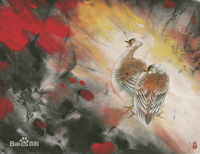 赵治平花鸟作品二生活照