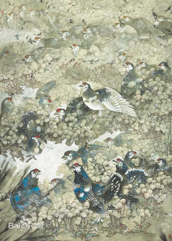 赵治平花鸟作品二生活照