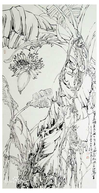 赵治平西双版纳写生作品生活照相册