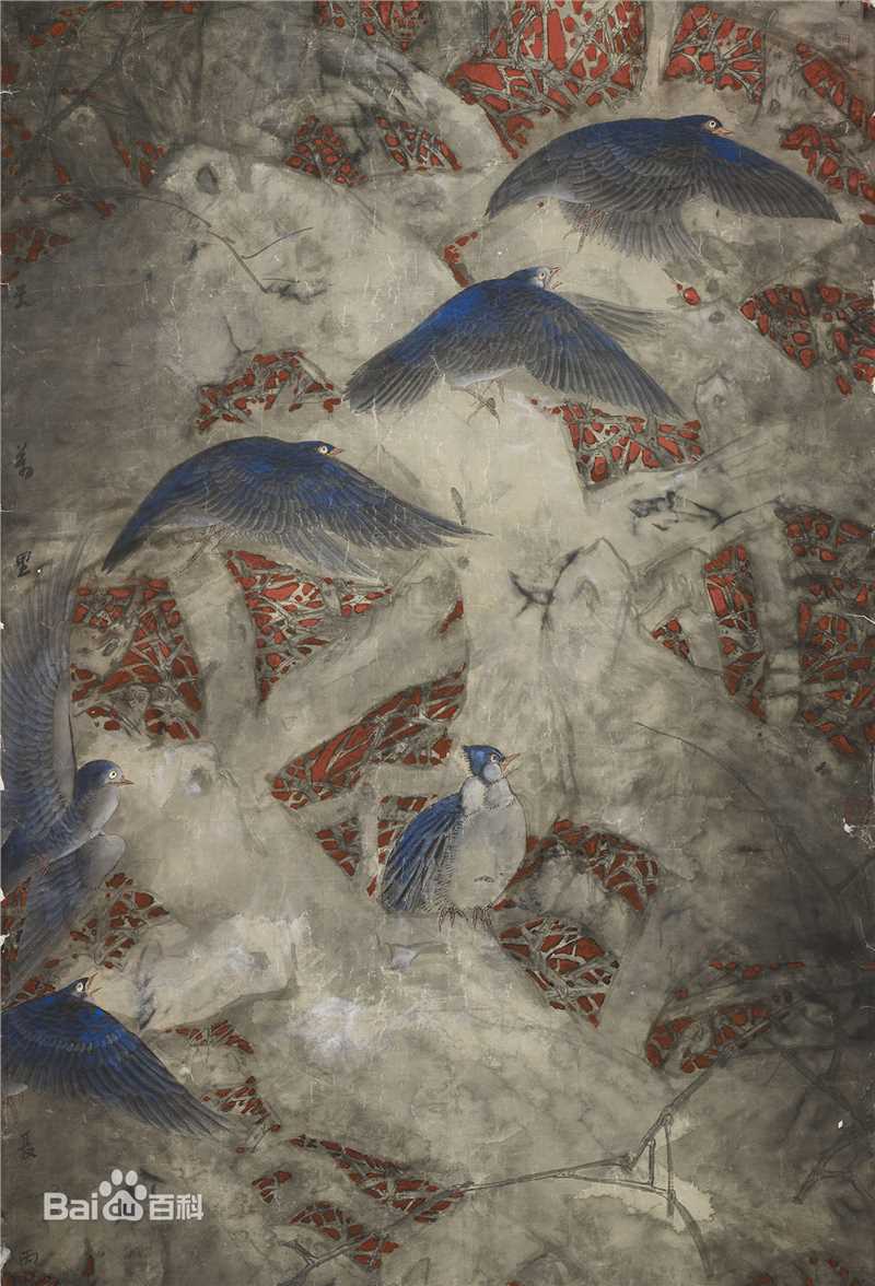 赵治平作品前后照片