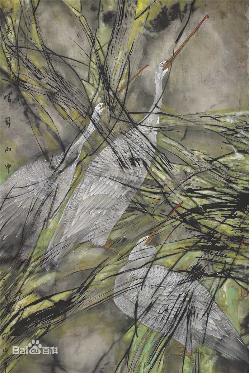 赵治平作品前后照片