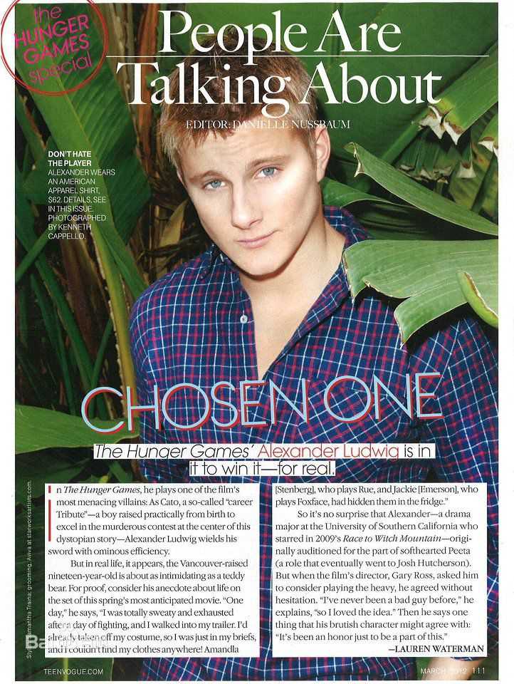 亚历山大·路德韦格(Alexander ludwig)最优质杂志