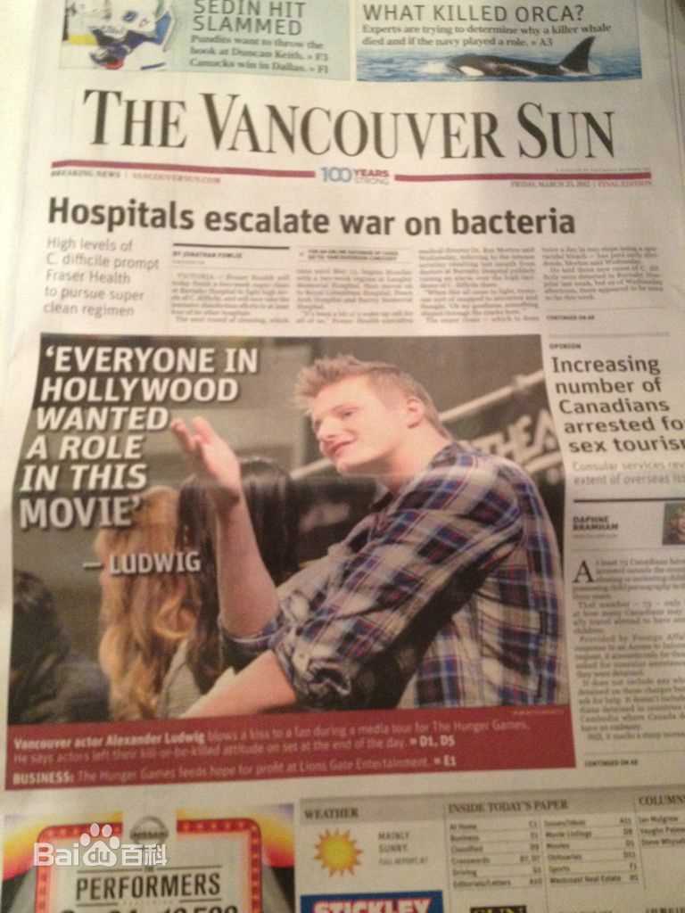 亚历山大·路德韦格(Alexander ludwig)高清杂志图集