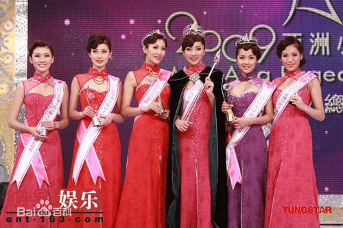 王希瑶(Viona)亚洲小姐左一：壁纸壁纸