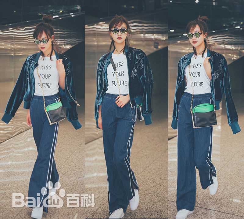 蓝盈莹(Lyric)机场LOOK素颜照相册