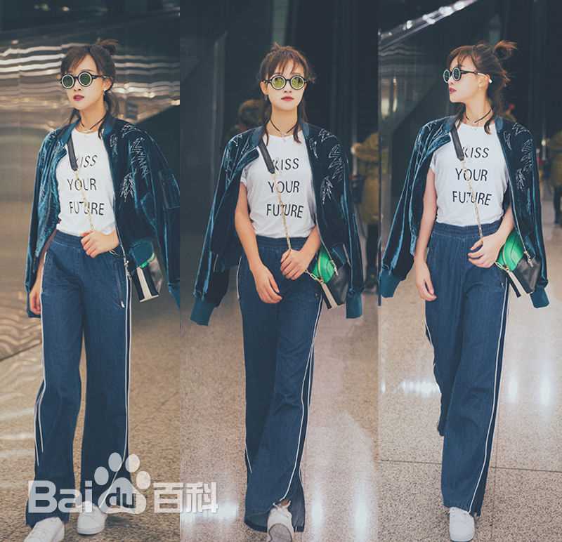 蓝盈莹(Lyric)机场LOOK素颜照相册