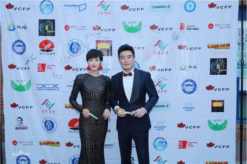 樊昊仑在电影《我的英雄》电影节活动照片中的