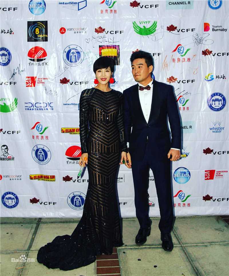 樊昊仑在电影《我的英雄》电影节活动照片中的