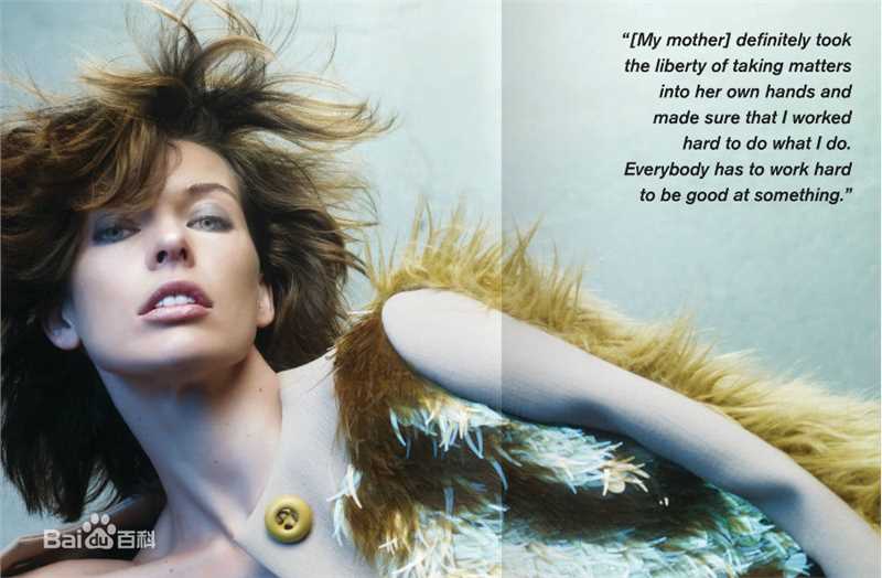 米拉·乔沃维奇(Milla Jovovich)精彩图册1